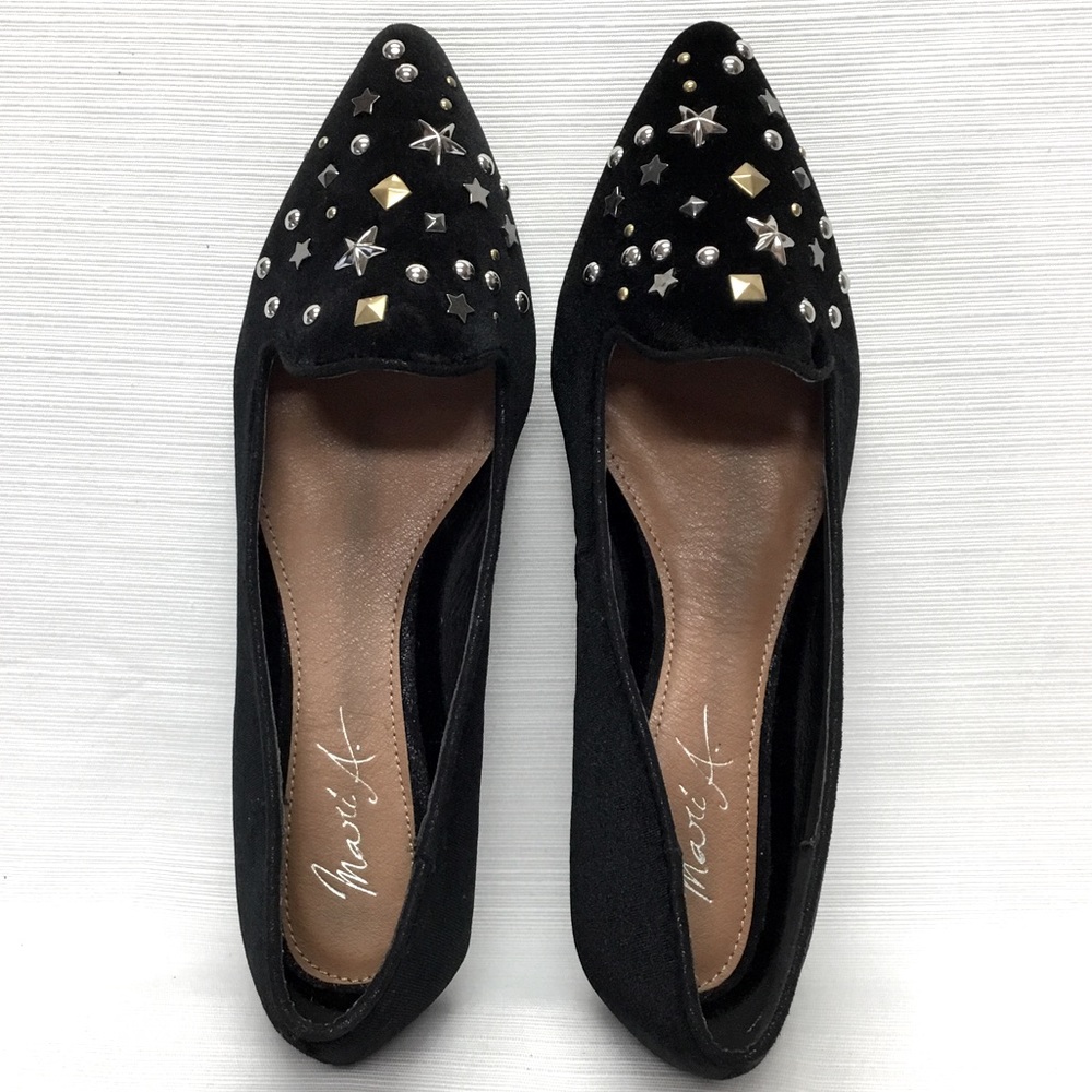 Maria Exciting Black Flats